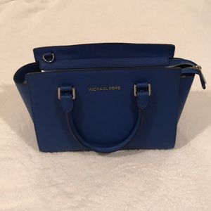 Selma Medium Saffiano Leather Satchel